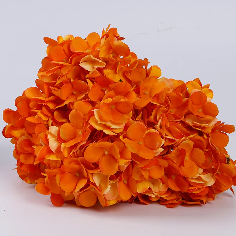 Wholesale Wedding Decorative Silk Hydrangea Artificial Flowers Bunch