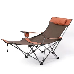 Hot sell outdoor camping metal folding chair Garden lounge chair