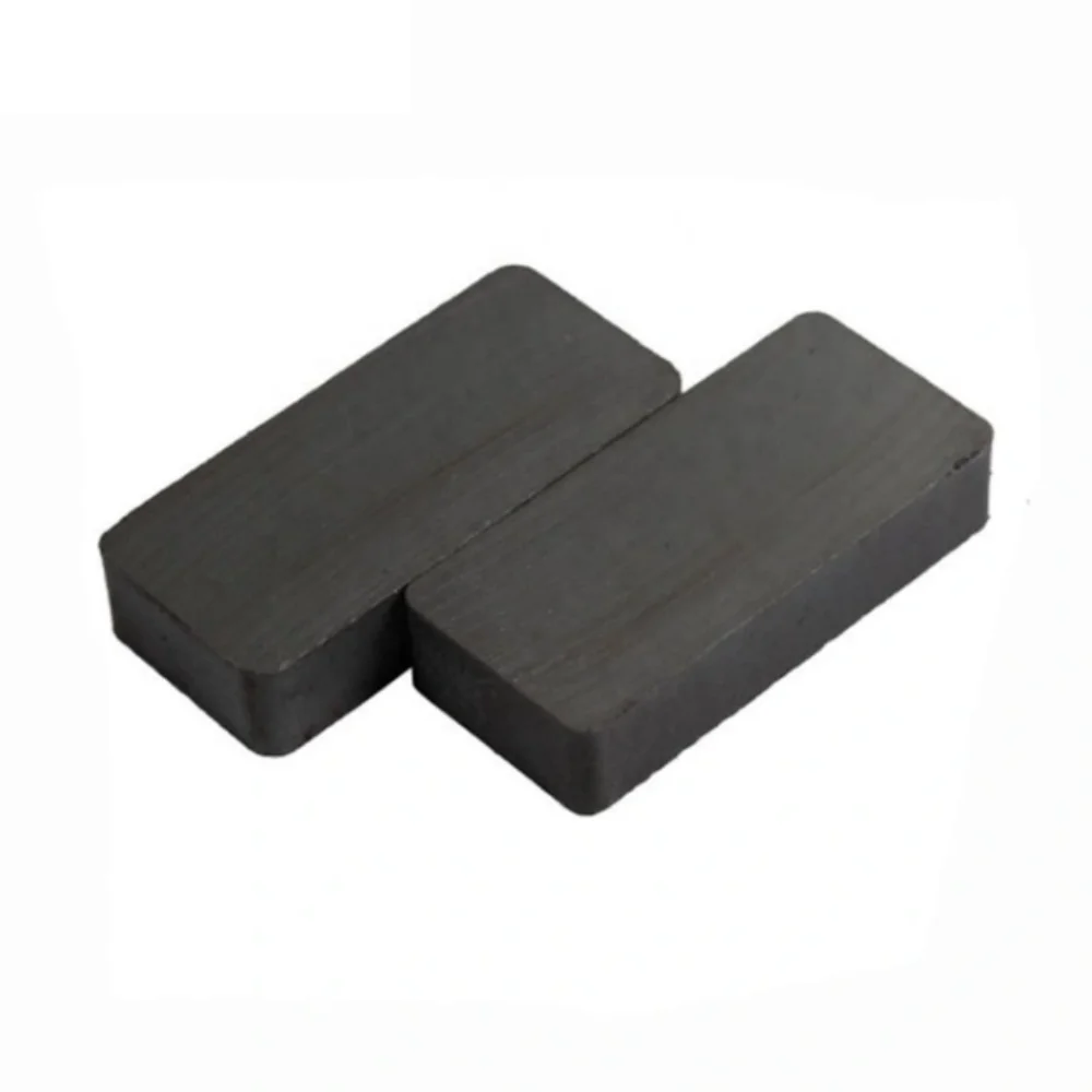 New Fashion Permanent Y25 Design Good Price Ferrite Strip-type Teaching Ferrite Magnet Marked N S Magnets