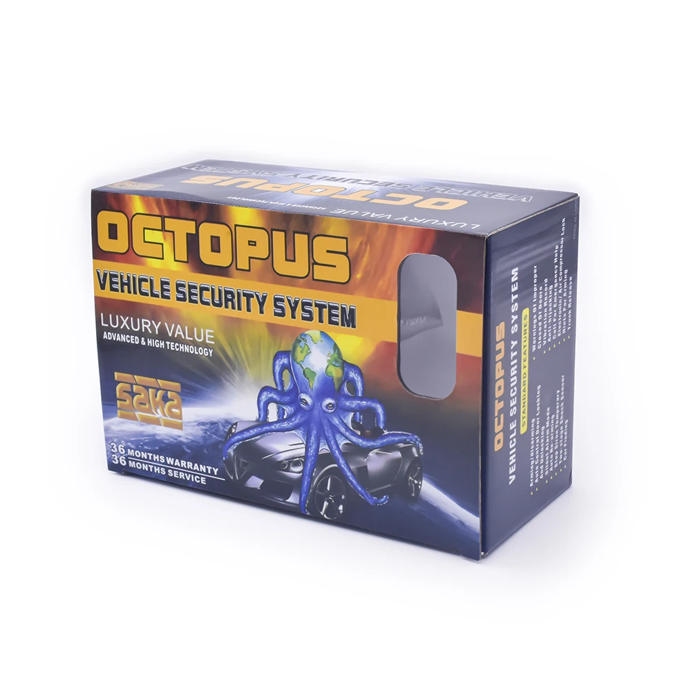 Universal Octopus Car Alarm System Antihijacking Car Security Alarm