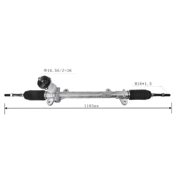 Auto Parts Steering System Left Hand Power Steering Rack For KIA FORTE 2014-2017 56500-A7500 56500A7500