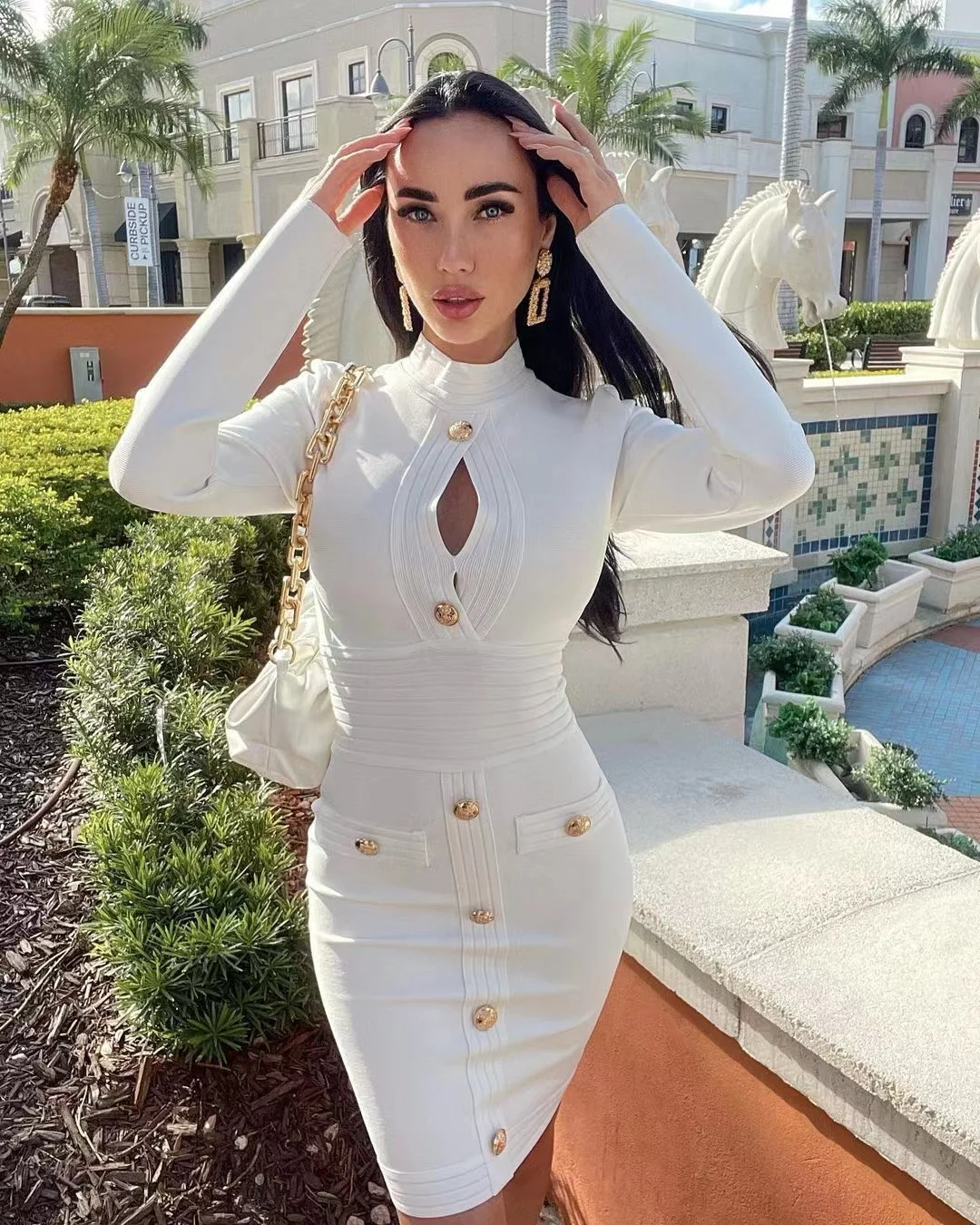 LS2295 Kimshein High Fashion Dress Luxury Cocktail Bandage Dresses for Women Long Sleeve Prom Dresses LS2295 Kimshein High Fashion Dress Luxury Cocktail Bandage Dresses for Women Long Sleeve Prom Dresses