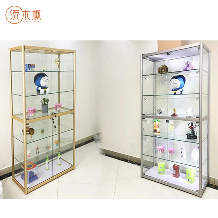 High Quality Full Vision Display Glass Showcase Hot Sale Glass Display