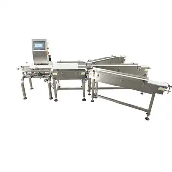 Automatic Conveyor Belt Checkweigher And Weight Sorting Machine Combined System