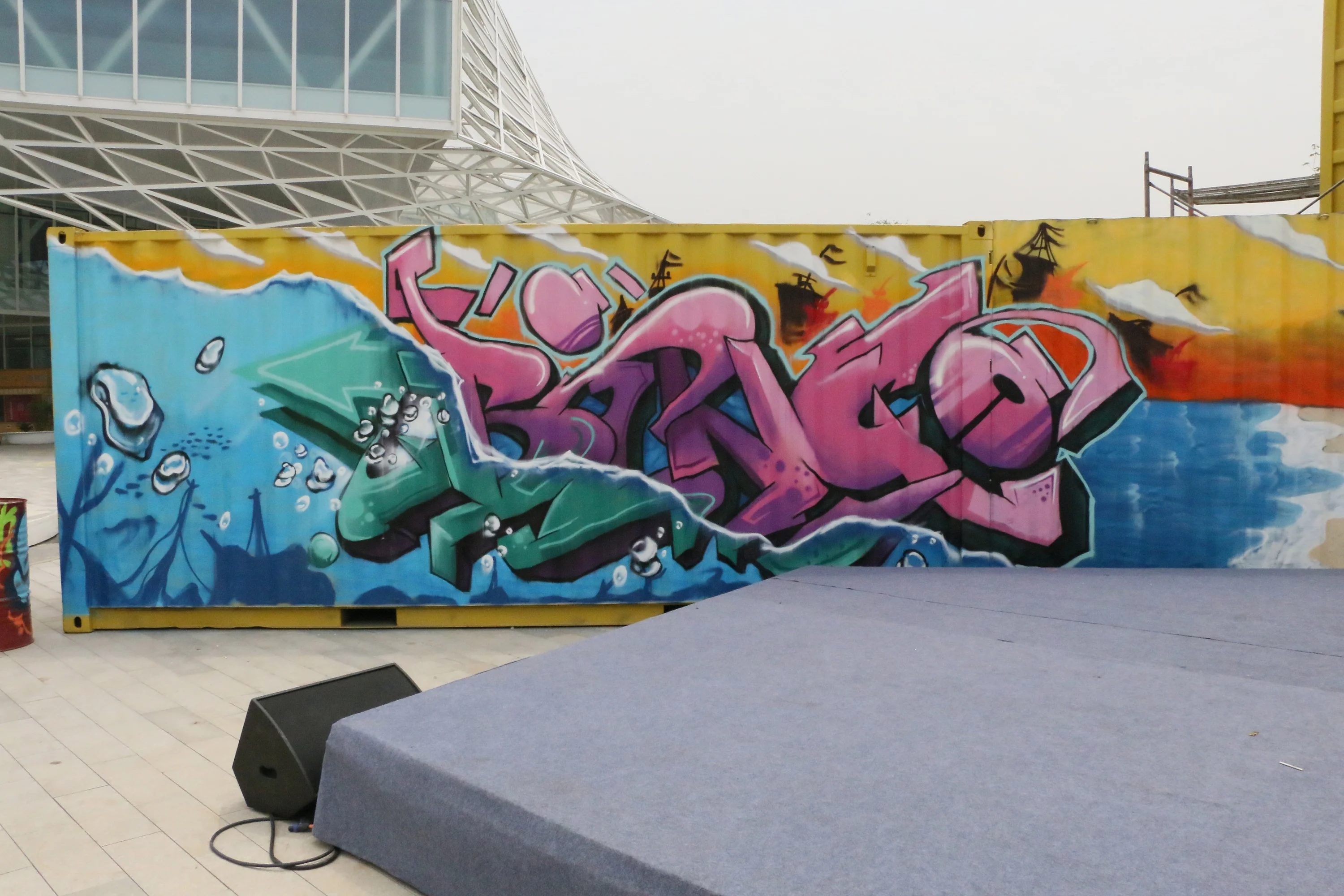 40ft big conteiner hos collapsible container house