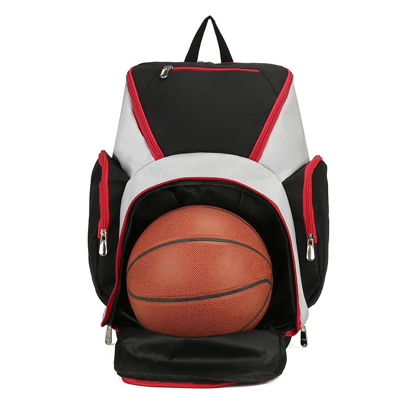 Wholesale Large Capacity Gym Team Backpack Custom Logo Pattern Basketball  Bag Men Sport Football Basketball Backpack Low MOQ