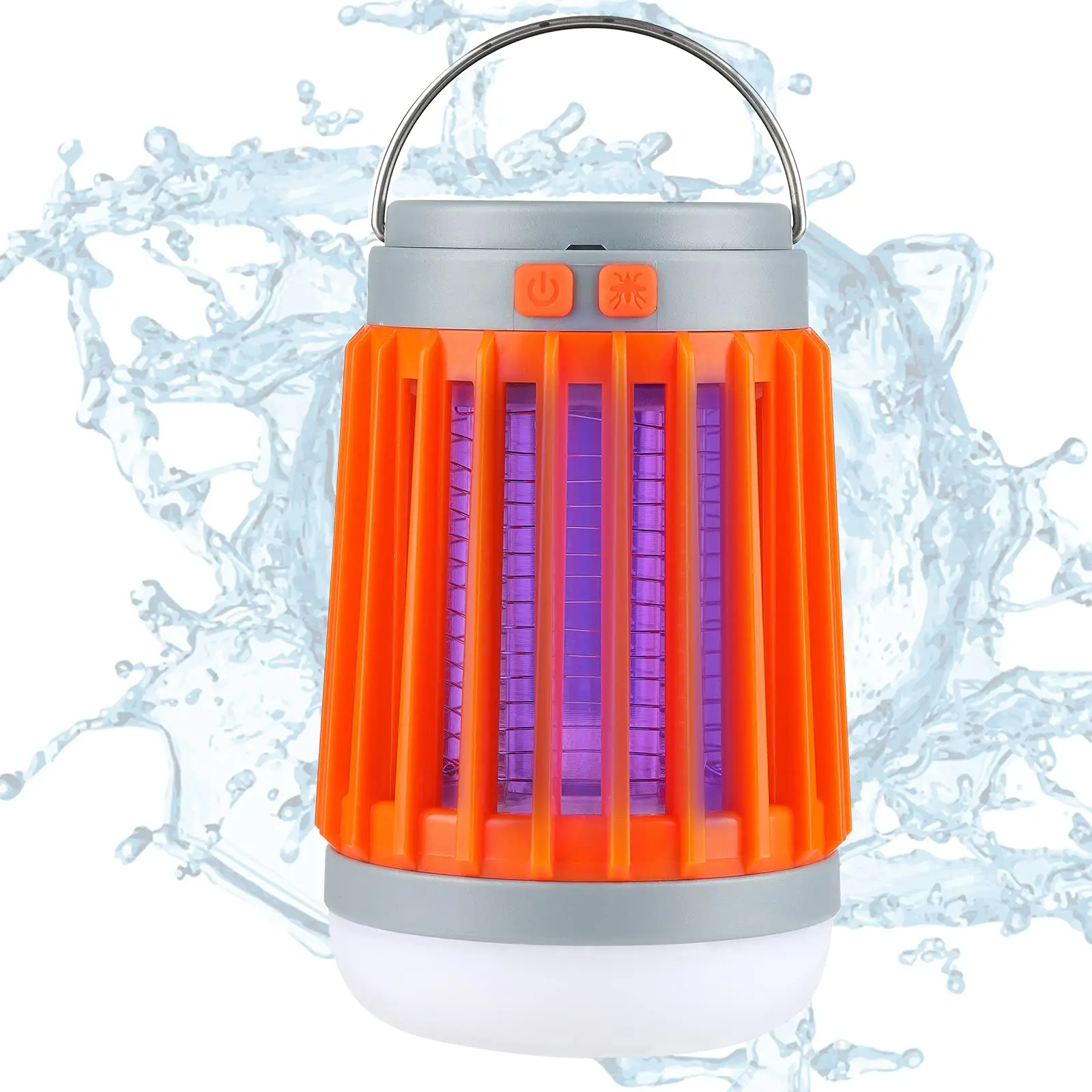 3 In1 Multi-functional Waterproof Portable Solar Usb Rechargeable Bug Zapper Camping Lamp Flashlight Led Light Tent Lantern supplier