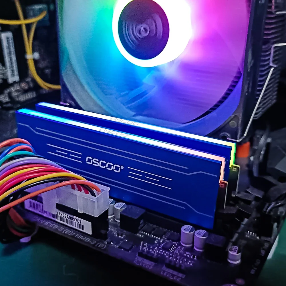 OSCOO DDR4 Ram 8GB X2 RGB Memory 3200MHz 3600MHz DDR for Gaming