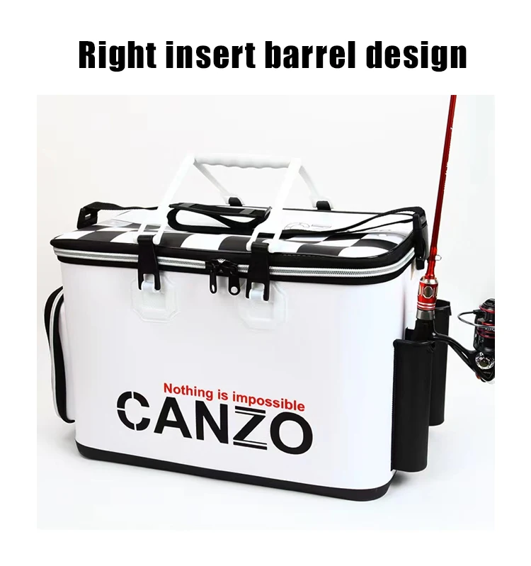 Eva Fishing Gear Portable Collapsible Fishing Bucket Live Fish Box