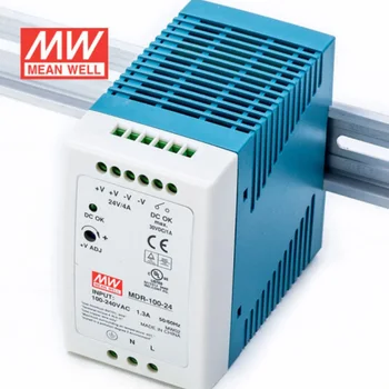 Meanwell MDR-100-24 series 100W 24V4A Single Output Industrial DIN Rail Power Supply MDR-100 Switching power supply