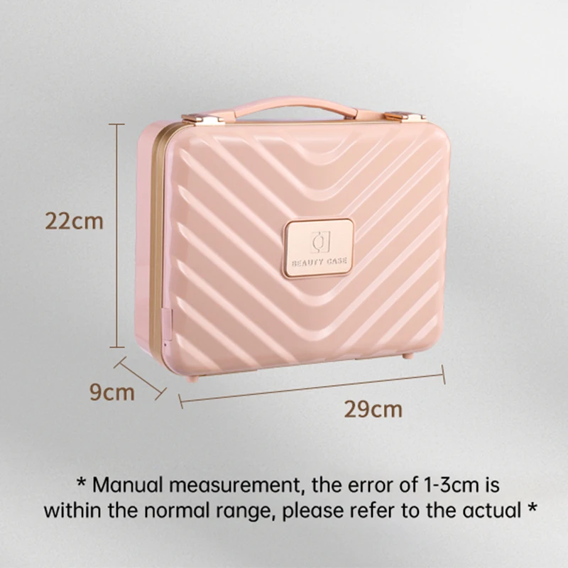 OBOX Professional Makeup Case Soft Beauty Bag Train Case Zipper Fashionable Cosmetics Case Competitive Price Just for Travel