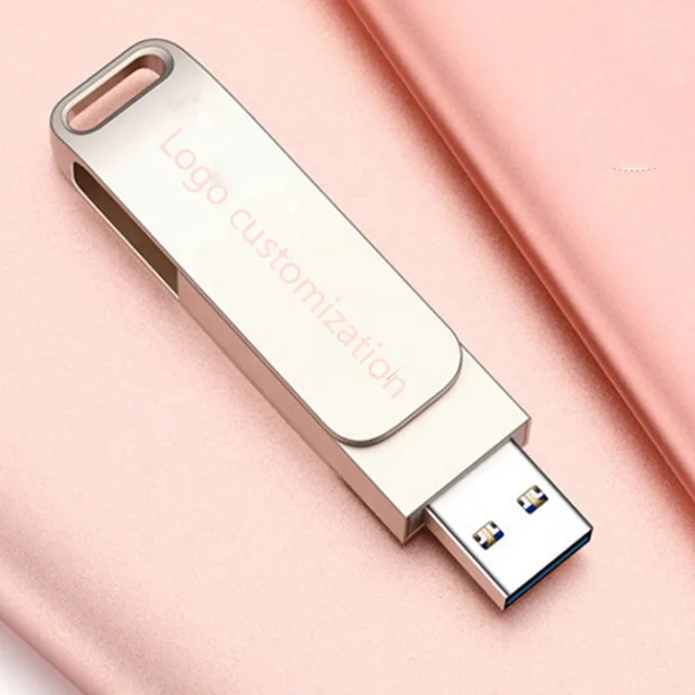 Factory stock USB flash drive 8GB 16GB 32gb 128gb metal USB 2.0 Memory Sticks Swivel Pen Drive