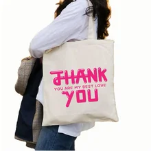 Custom Logo Printed Reusable Natural Cotton Shopping Bag Cotton Canvas Tote Bags