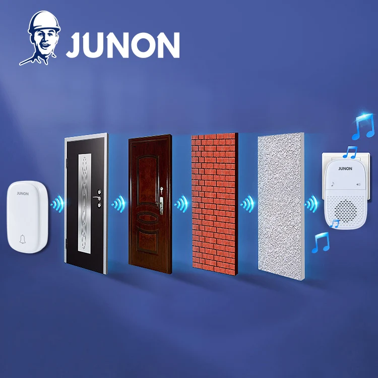 2021 JUNON New Arrival Wireless Doorbell Doorbell Switch