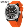 7orange black silver