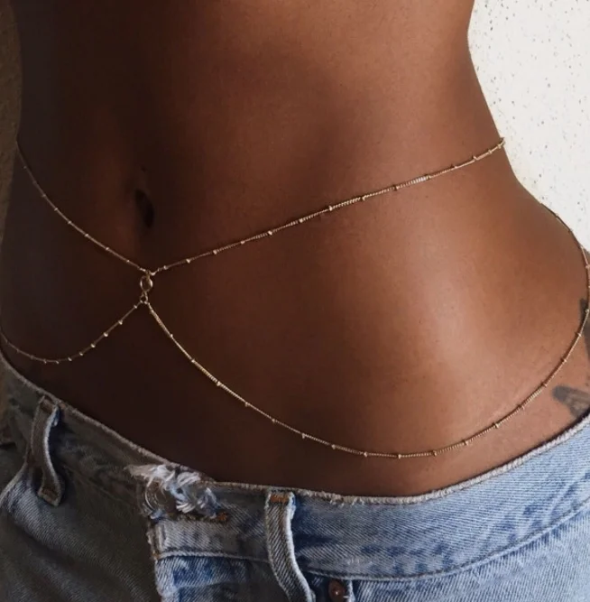 Qifei Summer Beach Bikini Simple Waist 