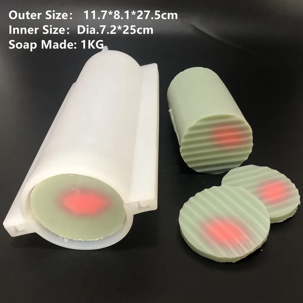 1kg 1000ml Custom Silicone Soap Molds Rounded Hand Soap Tube Model