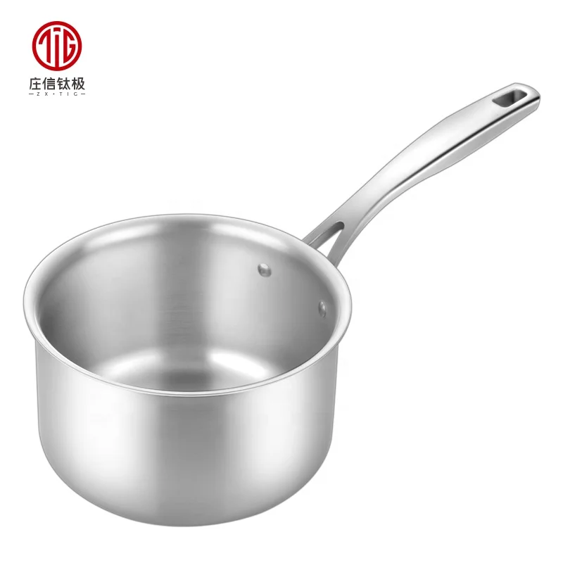 Pure Titanium 16cm Restaurant Gas Wok Cooker Induction Mini Wok Japanese Wok Pan