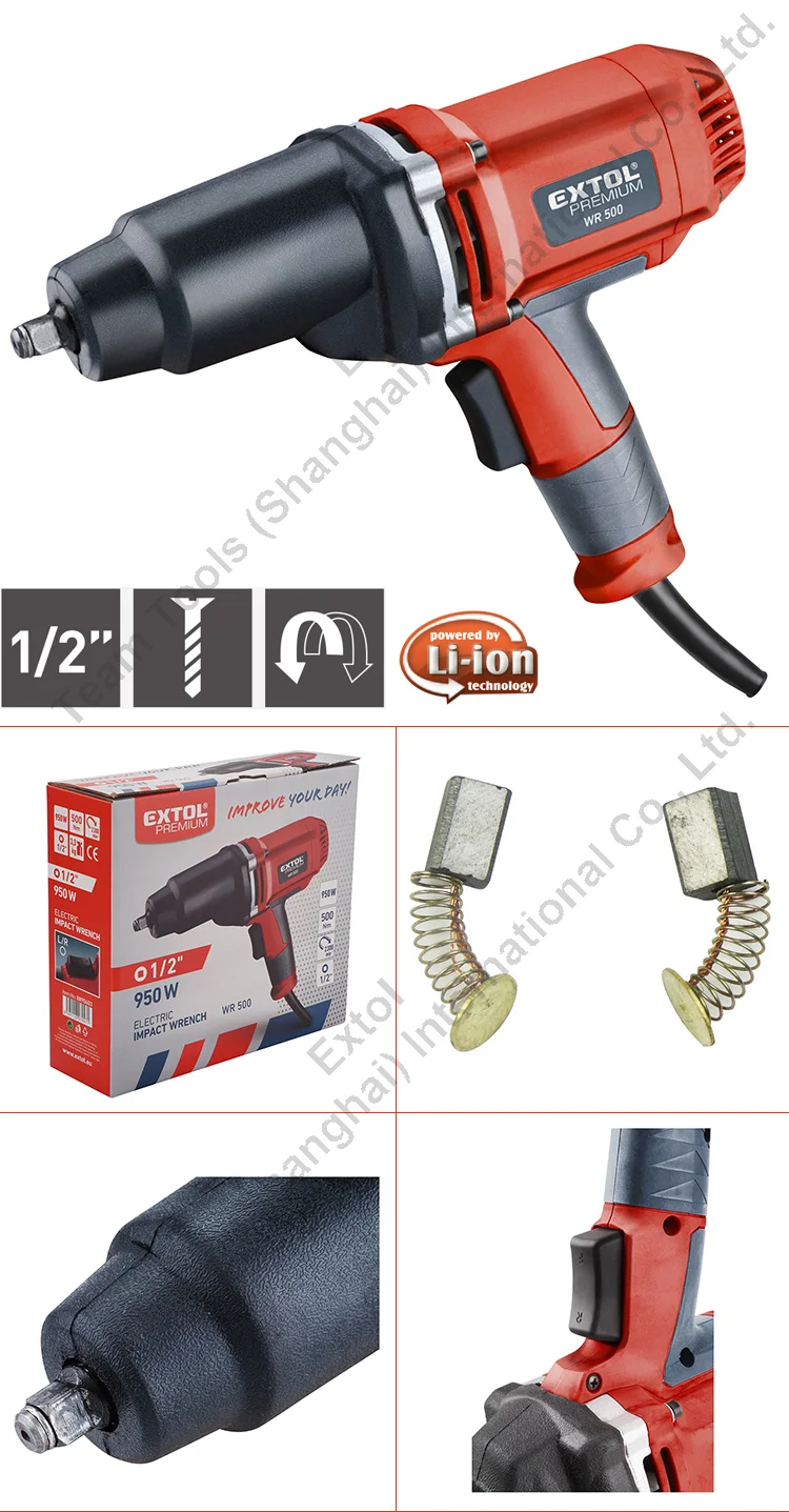 8890603 Extol Professional 950w 1/2 Inch 500nm Portable Electric Power