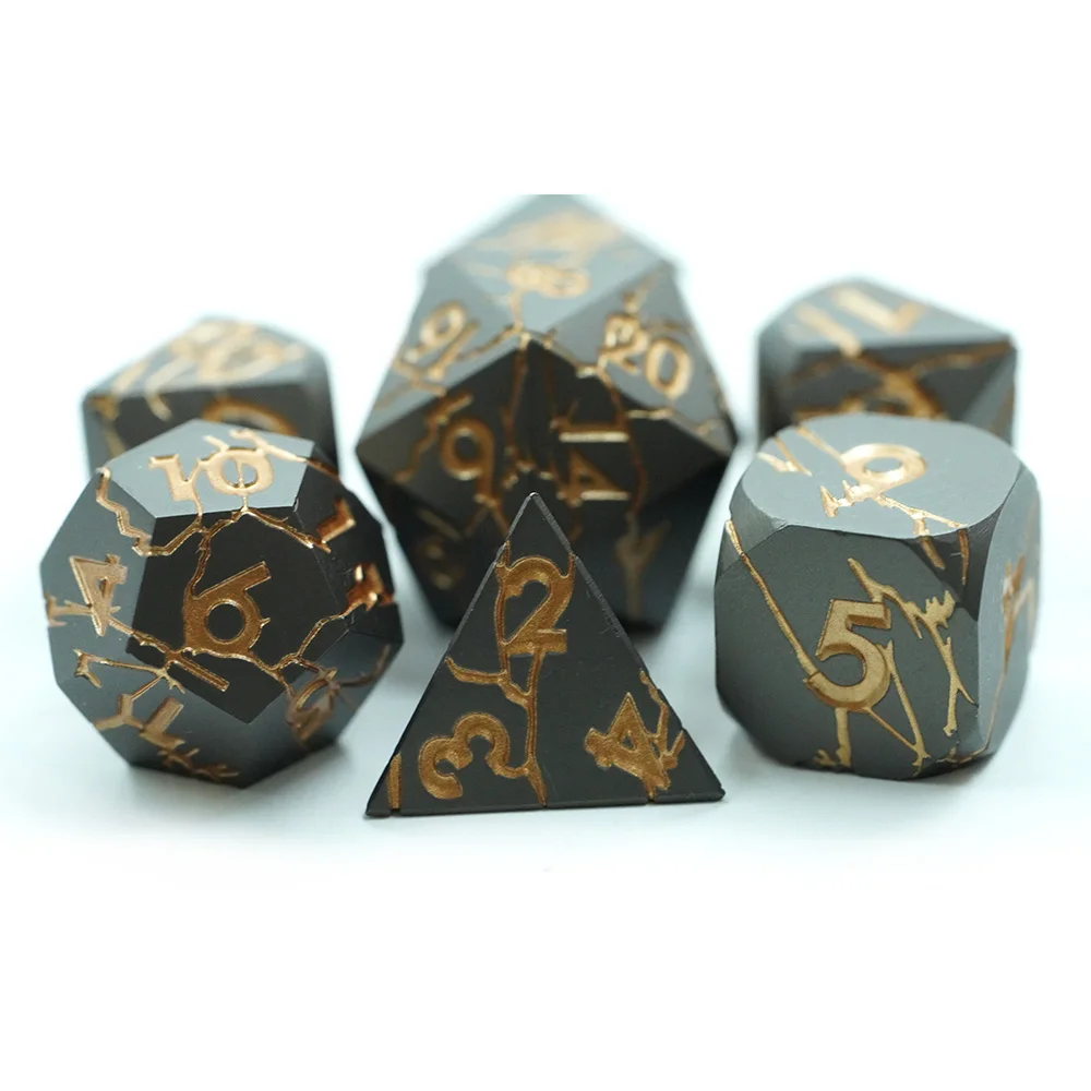 Sérsniðin D&D Teningur sett Polyhedral Sinkilegur leger fyrir Dungeons and Dragons Sérstakur brotmynd