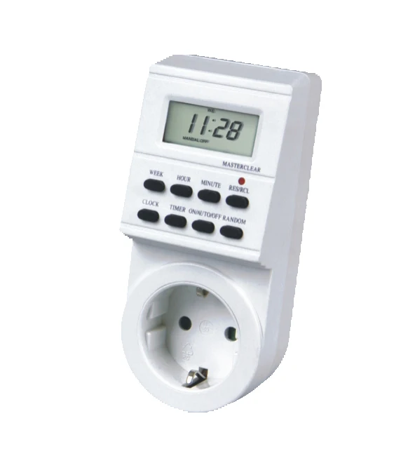 Best Selling 8 Buttons Easy Operation Programmable Digital Weekly LCD Display Digital Timer