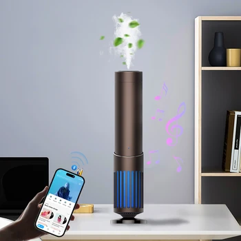 Commercial Metal Aromatherapy Diffuser 150ml - APP Timer Control, Battery-Free Desktop Installation for Hotel/SPA/Home