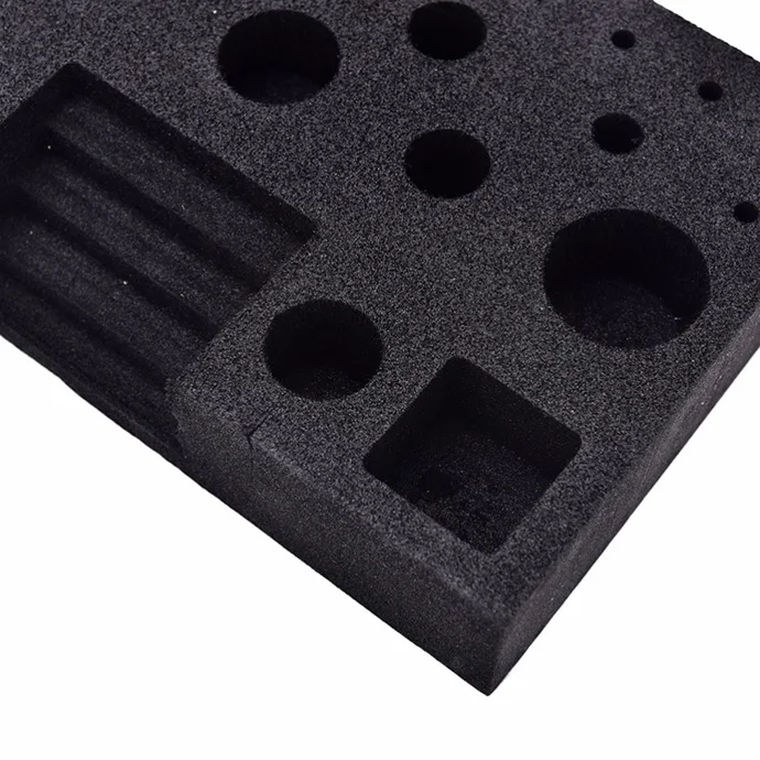 2023 Cheap Price Factory Custom CNC Cutting EVA Foam With Carbon Fiber Black Kaizen Foam Inserts for Flower Boxes Minicell Foam