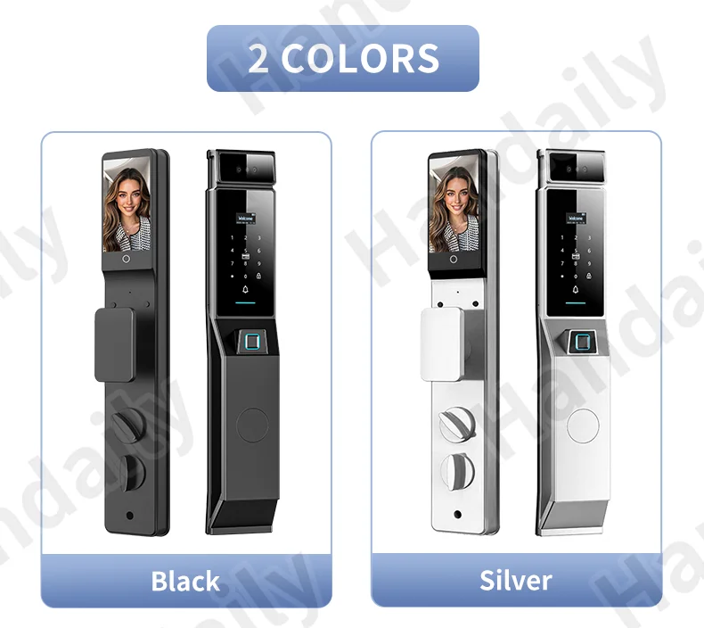 ip 66 waterproof cerradura inteligente tuya face recognition smart door lock palm security digital lock for israel 6068 mortise r90-10