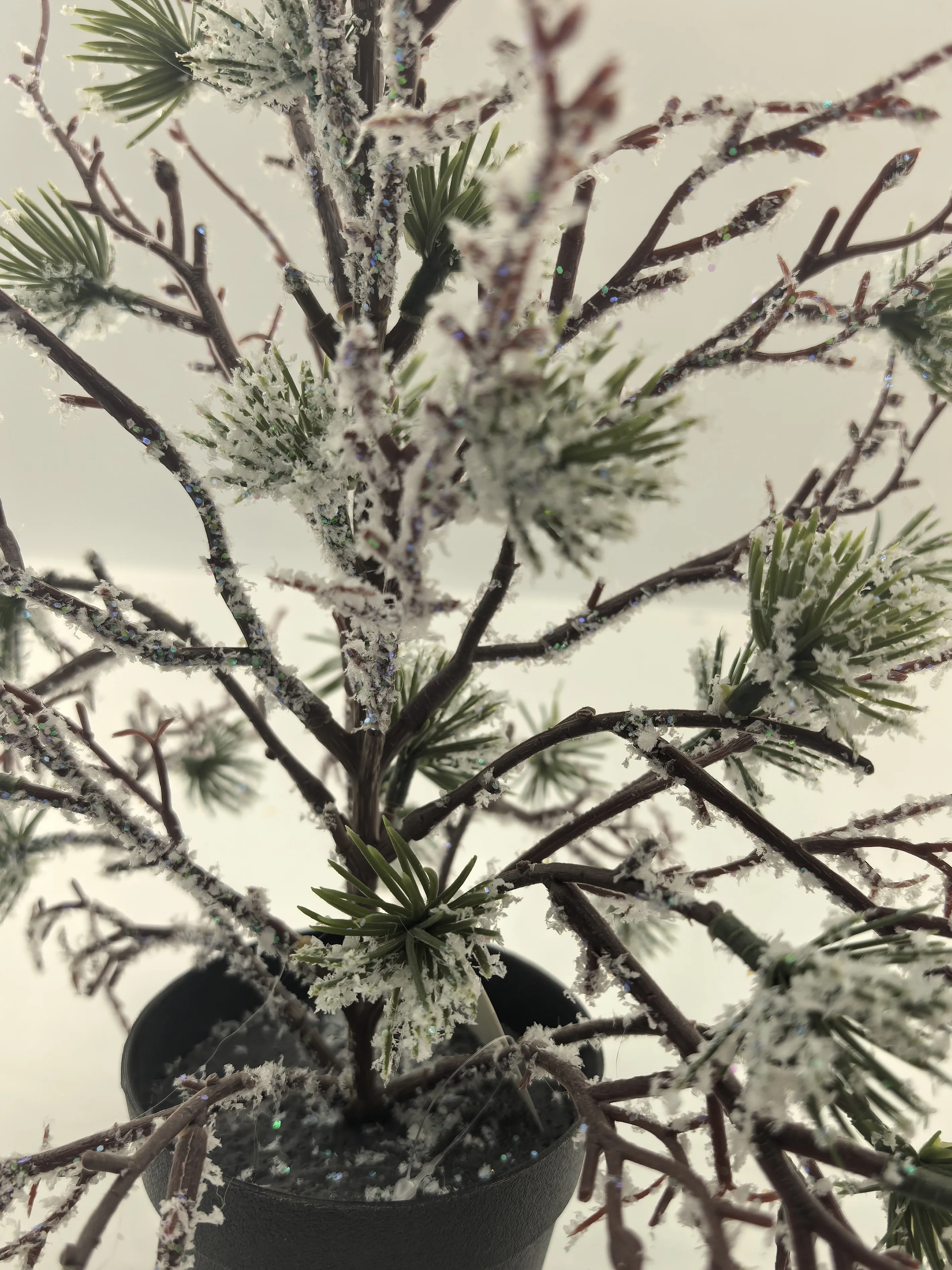 Красивая Снежинка искусственное растение 43 см высотой для элегантного декора интерьера дома Очаровательная