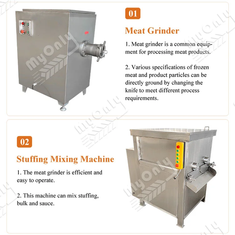 MY the Cheapest Salami Sausage Make Machine Hydraulic Sausage Stuffer Sausage Production Line