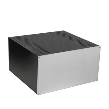 Custodia In Alluminio Nero Per Amplificatore – Scatola Preamplificatore/telaio Alimentatore Universale