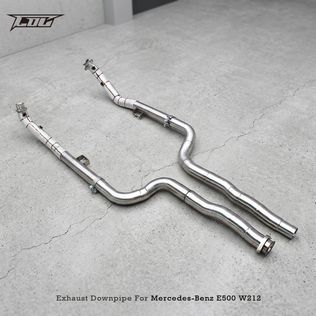 Straight Engine Downpipe For Mercedes-Benz E500 W212 M273 5.5L 2007-2016 Car Exhaust System