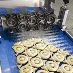 New Style Rolling Cutter Donut Machine Automatic Roller Cutting Food Machinery Doughnut Making Machine for Sale