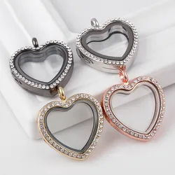 Q812 Fashion Living Memory Floating Family Charm Locket Pendant Necklace Jewelry Gift Necklace