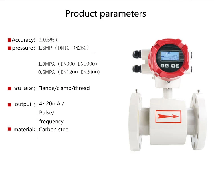 High Accuracy Rs485 Digital Water Flow Meter
