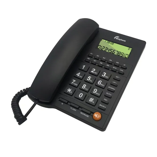 Jue Hong Hotel Room Telephone Caller ID Speaker Phone Mobile Office Home Hotel Telephone OEM Home Landline