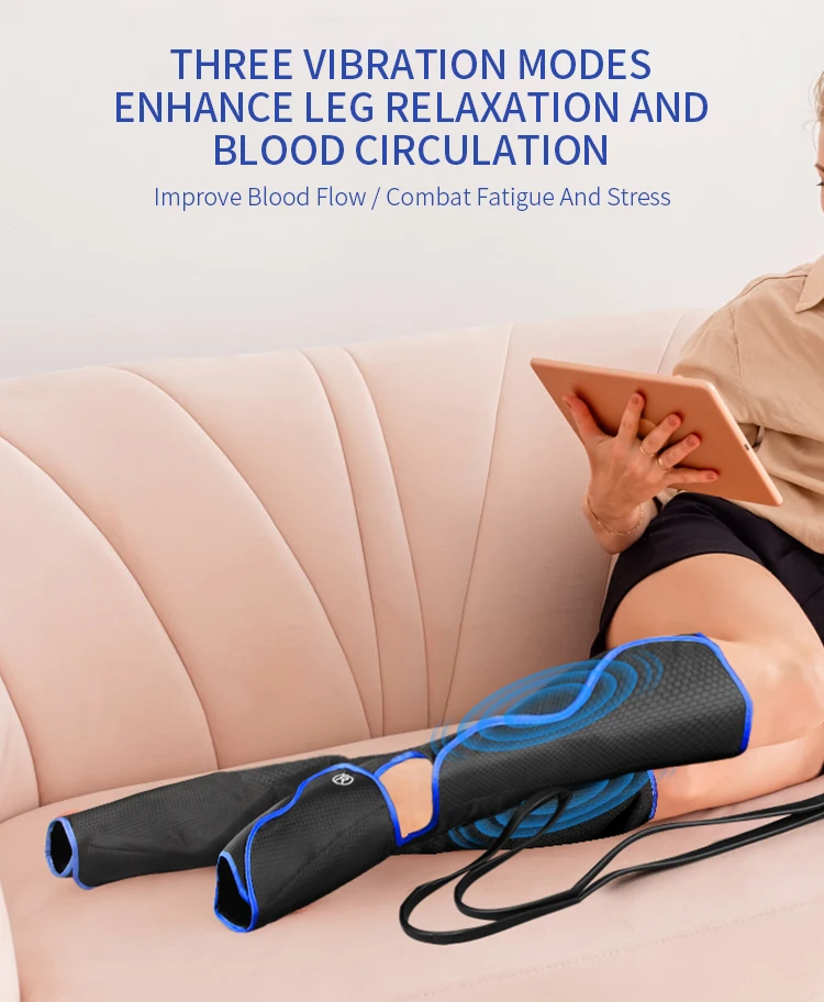 Vibrationsluftkompressions-Massager für Beine und Füße mit Wärme