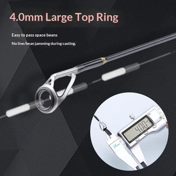 Big Ultra Light Carbon Fishing Road Sliding Rod with Fuji O Ring Guide Spinning Wheel 4.0mm Long Throw Sub-Rod – Rod – view 4