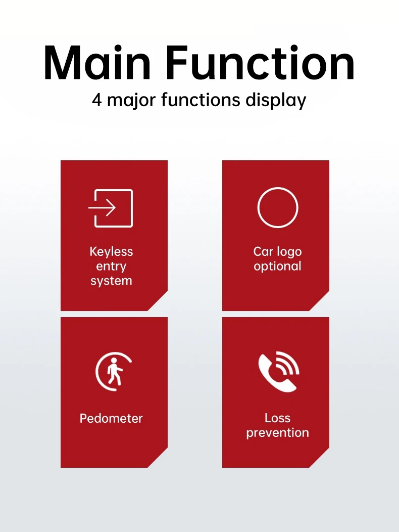Universal LCD Smart Key Cover Upgrade Version for All Car Models Smart Keyless Key With One-Key Start
