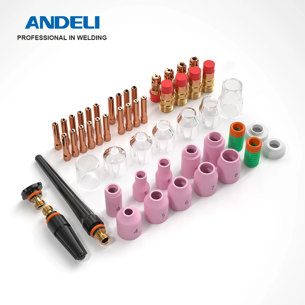 ANDELI 68 PCSTIG溶接トーチスタビーガスレンズWP-17/18/26