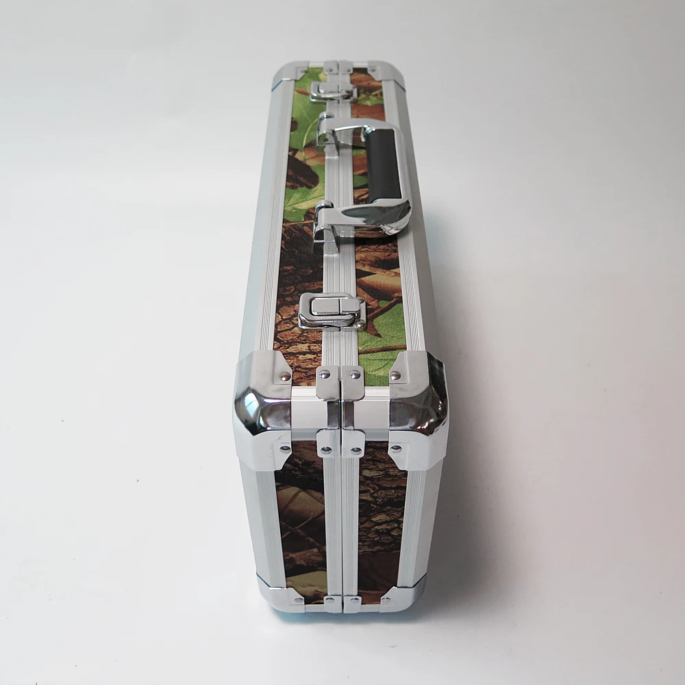 Новый дизайн портативные алюминиевые Чехлы для покерных чипов Техасского