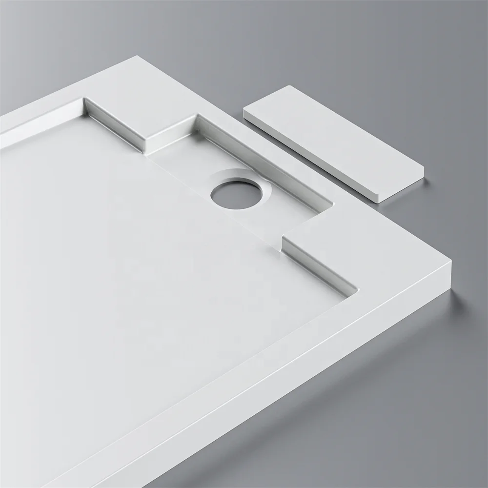 Modern Design Composite Stone Shower Tray Solid Surface Antislip