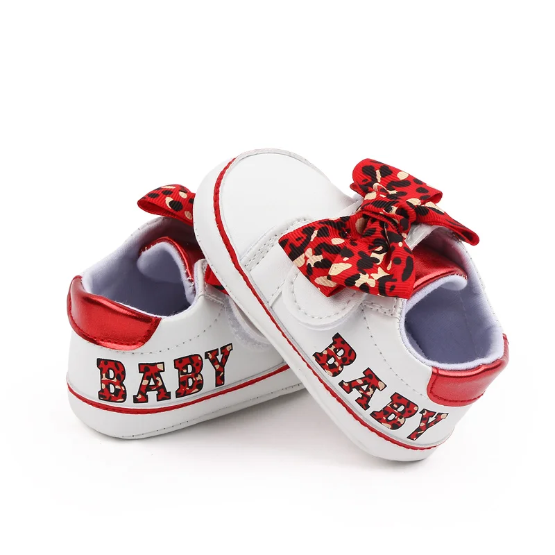 Big Bow Design Fancy Baby Girl Shoes Casual Sport Shoes for Girls factory