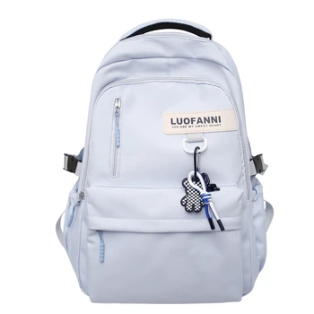 Large-capacity Laptop Bag, Business Backpack, Custom Logo, Middle School Student Backpack, Waterproof Zipper Backpack