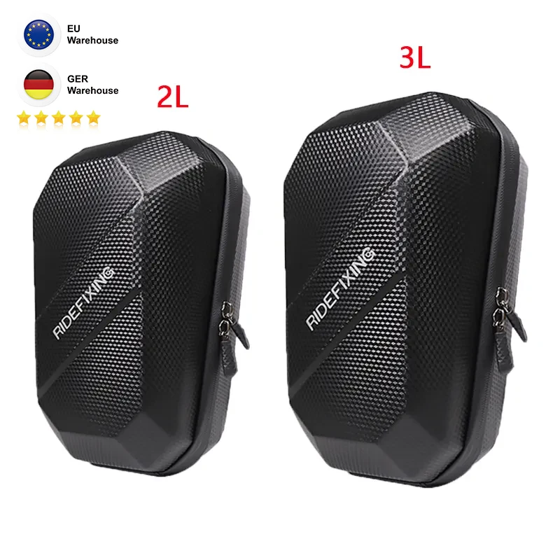 Superbsail RIDEFIXING 2L Front Bag Universal Electric Scooter Head Handle Bag EVA Hard Shell Bag Bike Scooter Accessories factory