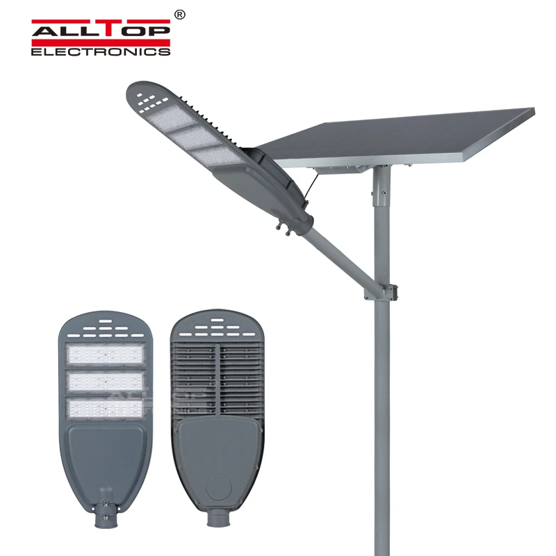 Alltop Road Aluminum Timer Control Smd Outdoor Ip65 Waterproof 100 150 200 Watt Led Solar Street Light