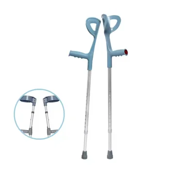 Trending products 2024 new arrivals medical aluminum alloy folding adjustable elbow crutches