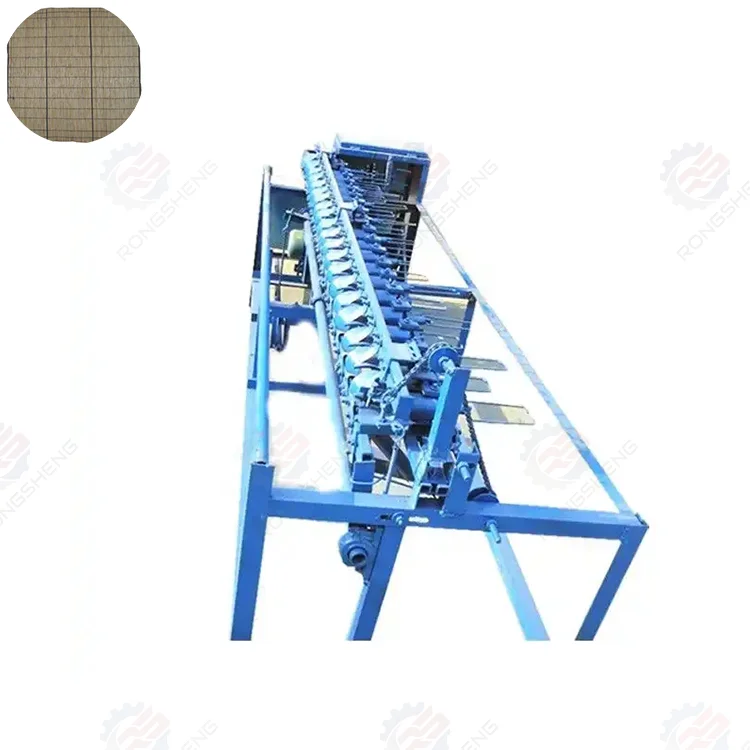 Computer Automatic Reed Mat Weaving Weaving Reed Making Machine Thatched Shack Bamboo Reed Straw Screen Weaving Machine