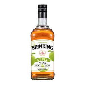 BIRNKING Natural Apple Infused Whiskey Smooth Sweet Distilled 24% ABV Ready Drink 700ml/500ml Bottle Private Label Available