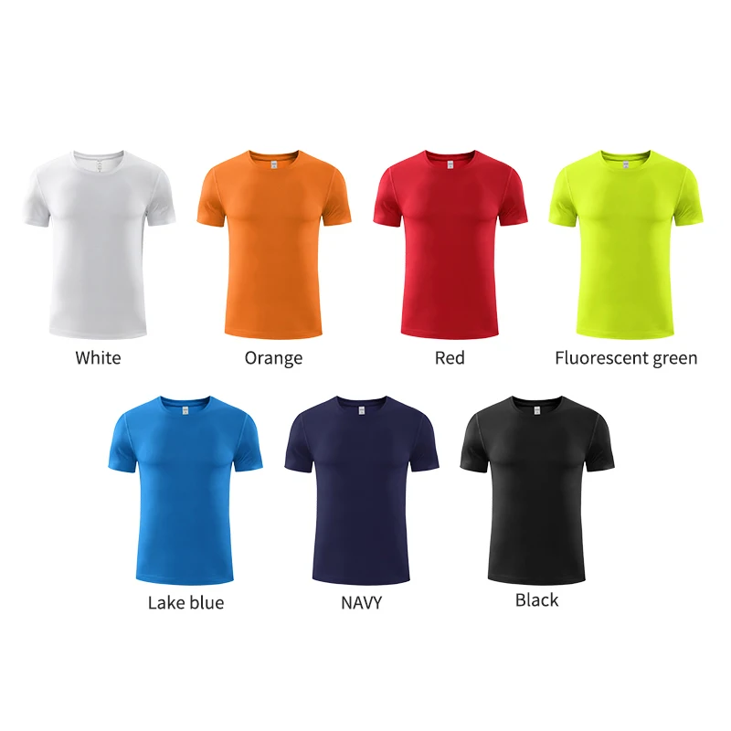 Quick Drying Polyester in Bulk Muscle Fit White Custom Logo Men'S Plain Sports Mens Clothing Graphic Tshirt T Shirt for Men